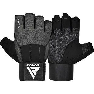 Рукавички для фітнесу RDX W3 GREY WITH EVA PADDING-L WGS-W3G-L+ фото
