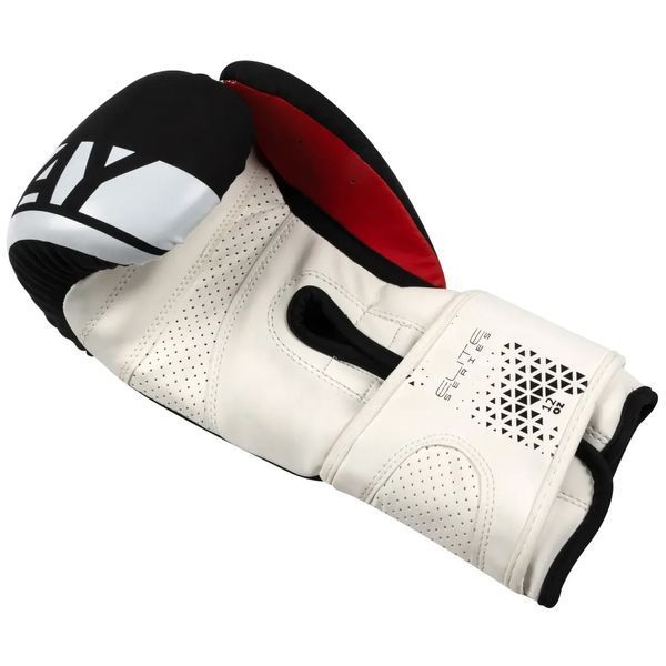 Боксерські рукавиці PowerPlay 3086 Matt Challenger Чорно-Білі 12 унцій PP_3086_12oz_Bl/White фото