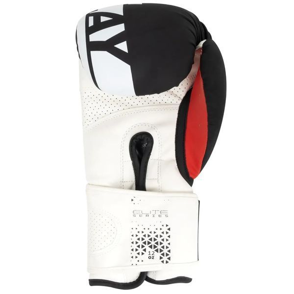 Боксерські рукавиці PowerPlay 3086 Matt Challenger Чорно-Білі 12 унцій PP_3086_12oz_Bl/White фото