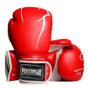 Боксерські рукавички PowerPlay 3018 червоні 10 унцій PP_3018_10oz_Red фото