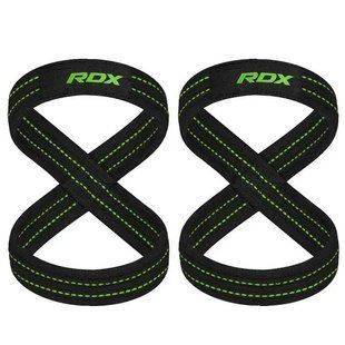 Силові ремені RDX Gym Lifting 8 Figure Straps Army Green M WAC-W8AGN-M фото