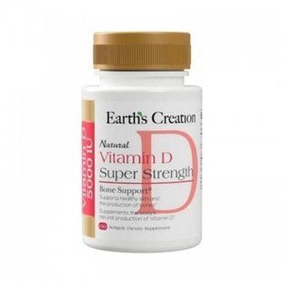 Вітамін Д3 Earth's Creation Vitamin D 2000 IU 100 софт гель EC_D3_2000_100 фото