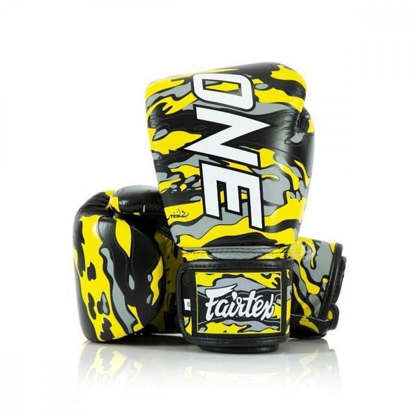 Боксерські рукавиці Fairtex BGV-ONE X STBG (натуральна шкіра) 12 унцій (бинти в комплекті) BGV-ONE_X_STBG_12oz фото