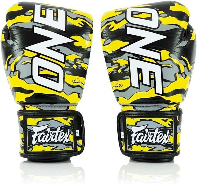 Боксерські рукавиці Fairtex BGV-ONE X STBG (натуральна шкіра) 12 унцій (бинти в комплекті) BGV-ONE_X_STBG_12oz фото