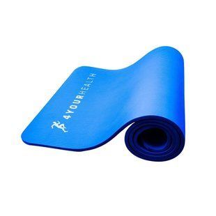 Килимок для йоги та фітнесу + чохол 4yourhealth Fitness Yoga Mat 0101 180x61x1см Синій 4YH_0101_Blue фото