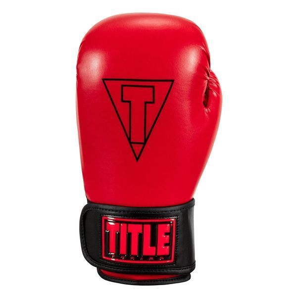 Боксерські рукавиці TITLE Boxing Vegan Gloves Red/Black 8 oz (капа в комплекті) VGFBG 8 oz RD/BK фото