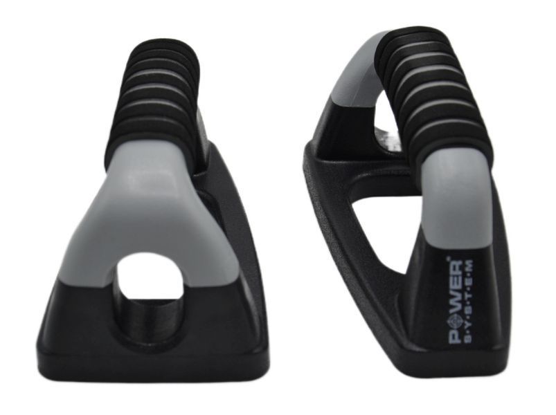 Упори для віджимань Power System PS-4022 Push UpBars Pro Прямі PS-4022_Black-Grey фото