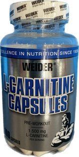 Weider L-CARNITINE 500 mg капсулы 100 капс W_carni500_100 фото