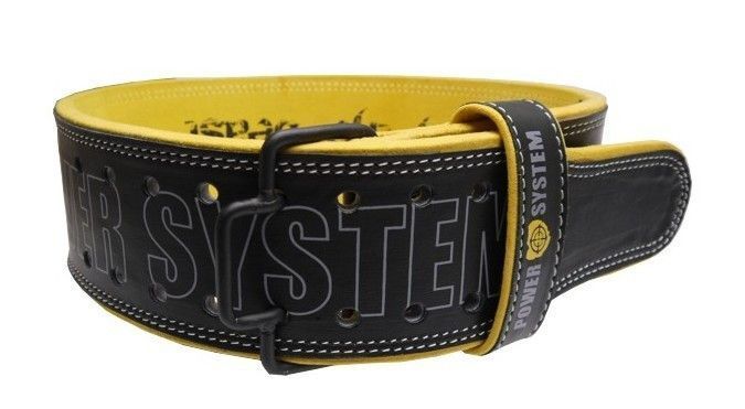 Пояс для важкої атлетики Power System Beast PS-3830 BlackYellow M PS-3830_M_Black-Yellow фото