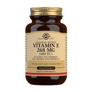 Вітамін Solgar Vitamin E 268 mg 400 IU - 50 softg S_vE268_400_50 фото