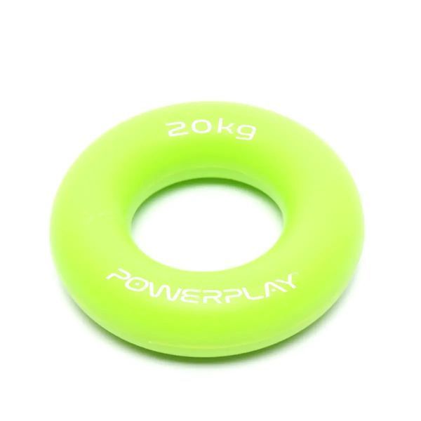 Еспандер кистьовий силіконовий PowerPlay PP-4324 Hand Grip Ring Medium 20 кг Зелений PP_4324_20kg фото
