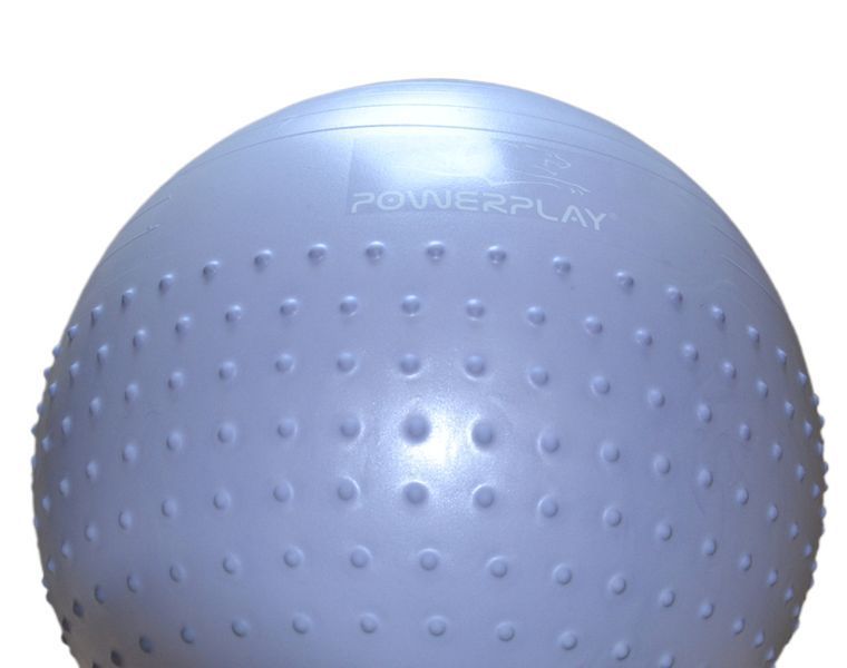 М'яч для фітнесу PowerPlay 4003 75см Sky Blue + насос PP_4003_75_Sky_Blue фото