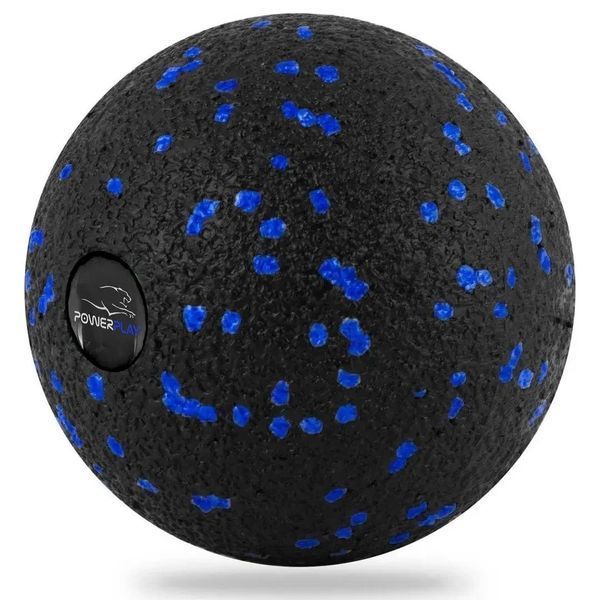Масажний м'яч PowerPlay PP-4351 Epp Massage Ball (d10) Чорно/Синій PP-4351_Blue_d10 фото