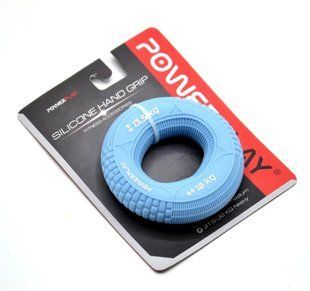 Еспандер кистьовий силіконовий PowerPlay PP-4330 Hand Grip Loops Light 13.5-18 кг Блакитний PP_4330_Blue_(13.5-18kg) фото
