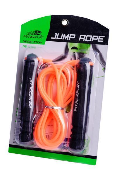 Скакалка універсальна класична PowerPlay 4205 2,7 м помаранчева PP_4205_Orange фото