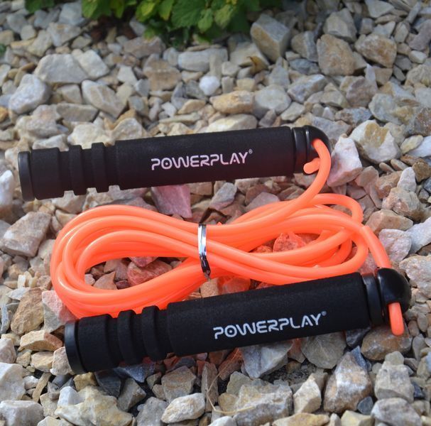 Скакалка універсальна класична PowerPlay 4205 2,7 м помаранчева PP_4205_Orange фото