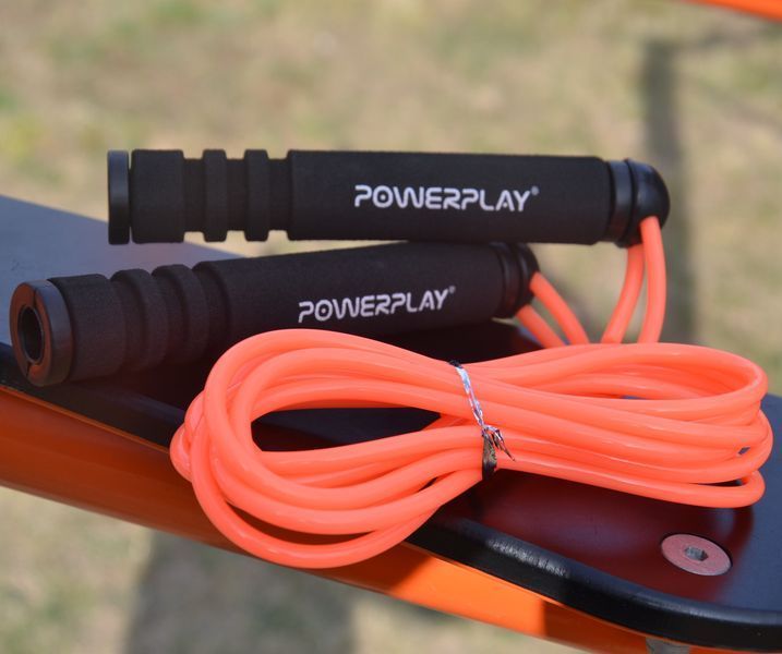 Скакалка універсальна класична PowerPlay 4205 2,7 м помаранчева PP_4205_Orange фото