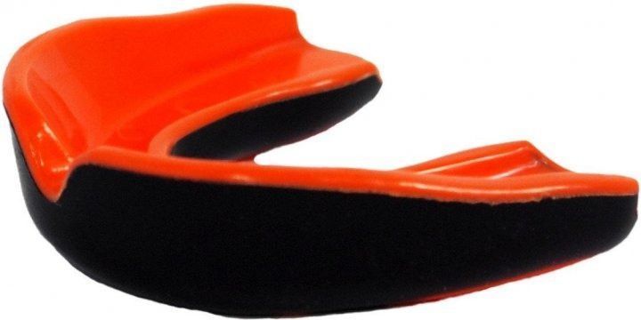 Капа боксерська PowerPlay 3315 доросла ( SR ) жовтогарячо-Чорна LEMON PP_3315_SR_BLACK/OR/LEMON фото