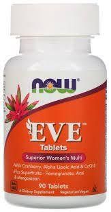 Вітамінний комплекс для жінок Now Foods EVE Multi 90 veg tabl Eve_90t фото