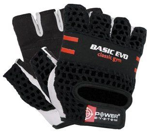 Рукавички для фітнесу Power System PS-2100 Basic EVO Black/Red Line XXL PS_2100E_XXL_Black/Red фото