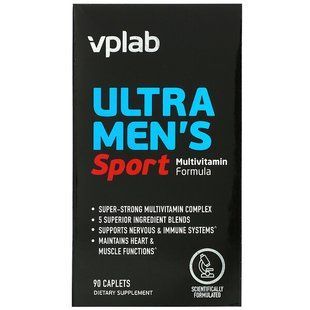 Вітамінний комплекс VP Laboratory Ultra Men's Sport 90 caplets VP_Ul_menSP_90 фото