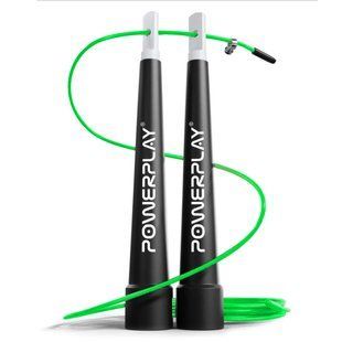 Скакалка швидкісна PowerPlay 4202 Зелена 2,9 м  PP_4202_Green фото