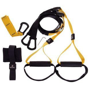 Петлі TRX Zelart FI-3595 MD1372 петлі підвісі дверне кріплення DVD сумка чорно-жовті FI-3595 фото