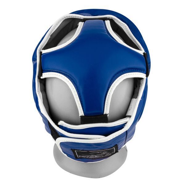 Боксерський шолом тренувальний PowerPlay 3068 PU + Amara Синьо-білий XS PP_3068_XS_Blue/White фото