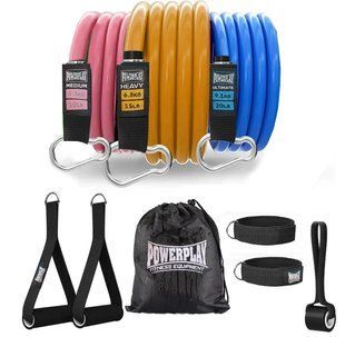 Еспандер трубчастий ( набір 3 шт  ) PowerPlay PP-4101 Expander Tube Set  PP-4101_3set фото
