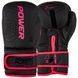 Боксерські рукавиці PowerPlay 3024 Ultra Mat Чорно-Рожеві 10 унцій PP_3024_10oz_Bl/Pink фото 1 купити онлайн
