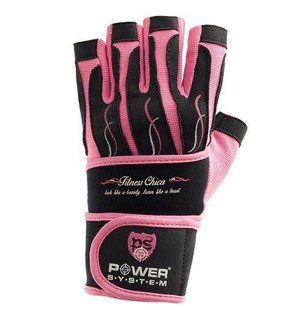 Рукавиці для фітнесу та важкої атлетики Power System Fitness Chica жіночі PS-2710 Pink M PS-2710_M_Pink фото