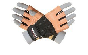 Рукавички для фітнесу MadMax MFG-248 Clasic Brown S MFG-248-Brown_S фото