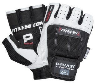 Рукавиці для фітнесу та важкої атлетики Power System Fitness PS-2300 BlackWhite XS PS-2300_XS_Black-White фото