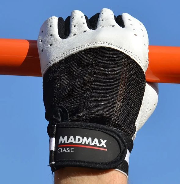 Рукавички для фітнесу MadMax MFG-248 Clasic White M MFG-248-White_M фото