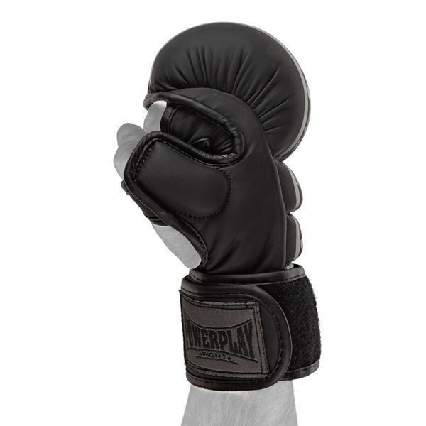 Рукавиці для MMA PowerPlay PP_3033 Ultra Matt Чорні XL PP_3033_XL_Black фото