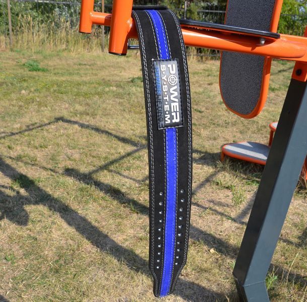 Пояс для паверліфтингу Power System Power Lifting PS-3800 BlackBlue Line L PS-3800_L_Black_Blue фото