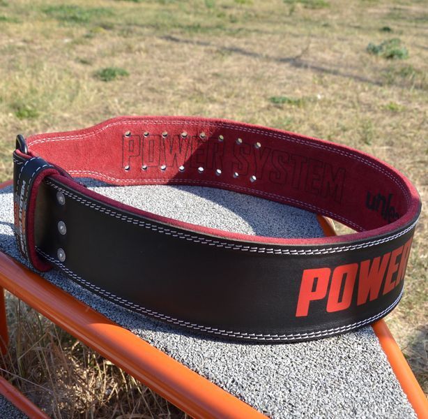 Пояс для важкої атлетики Power System Beast PS-3830 BlackRed XL PS-3830_XL_Black-Red фото