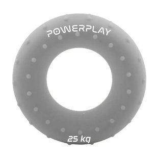 Еспандер кистьовий силіконовий PowerPlay PP-4338 Hand Grip Large 25 кг. Сірий PP_4338_Grey_25kg фото