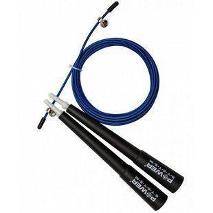 Скакалка швидкісна Power System Ultra Speed Rope PS-4033 синя PS-4033_Black-Blue фото