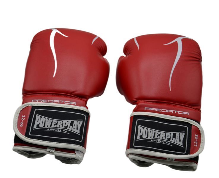 Боксерські рукавички PowerPlay 3018 червоні 8 унцій PP_3018_8oz_Red фото