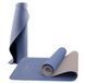 Коврик для йоги і фітнесу PowerPlay 4150 Premium TPE 183x61x0.6 см Синій PP_4150_Blue фото 1 купити онлайн