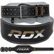 Пояс для важкої атлетики RDX 6 шкіряний Black Gold 2XL WBS-6RB-2XL фото 1 купити онлайн