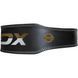 Пояс для важкої атлетики RDX 6 шкіряний Black Gold 2XL WBS-6RB-2XL фото 3 купити онлайн