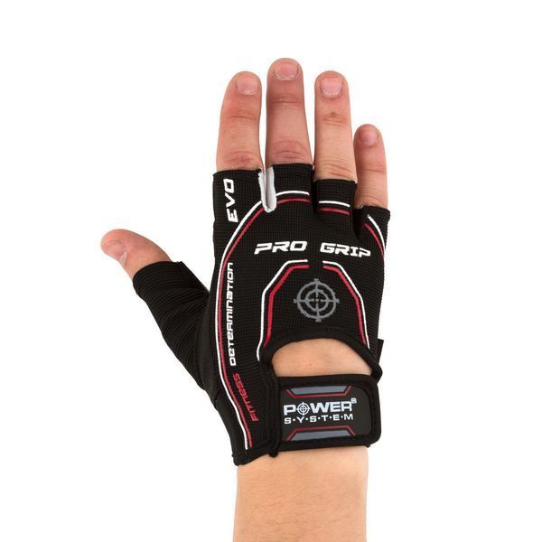 Рукавички для фітнесу Power System PS-2250E Pro Grip EVO Black XL PS_2250E_XL_Black фото