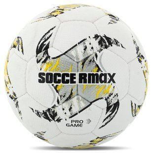 М'яч футбольний SOCCERMAX FB-9493 №5 PU Біло-жовтий 9493_5_wh-yell фото