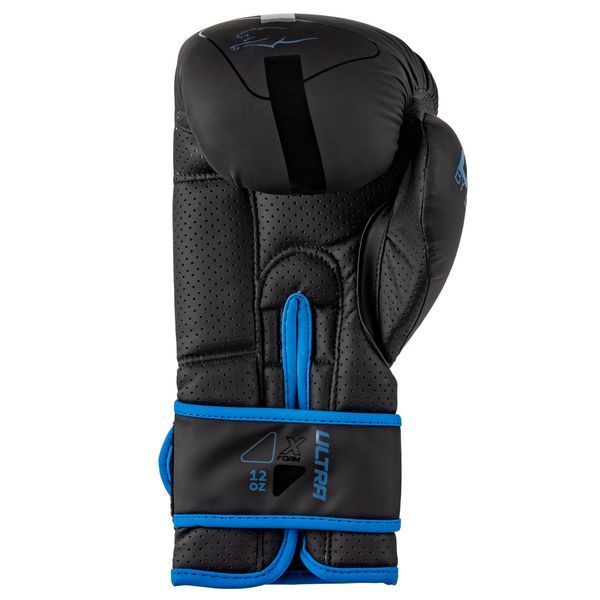 Боксерські рукавиці PowerPlay 3024 Ultra Mat Чорно-Темно сині 12 унцій PP_3024_12oz_Bl/Navy фото
