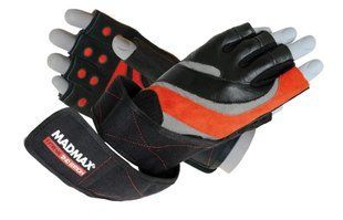 Рукавички для фітнесу MadMax MFG-568 Extreme 2nd edition Black/Red S ( 17-19 см ) MFG-568_S фото