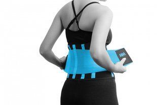 Пояс компресійний MadMax MFA-277 Slimming belt Blackturquoise S MFA-277-TRQ_S фото