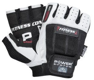 Рукавички для фітнесу Power System PS-2300 Fitness Black/White XXL PS-2300_2XL_Black-White фото