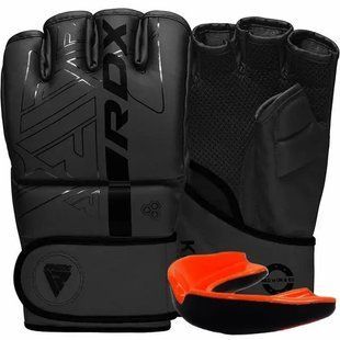 Рукавиці для ММА RDX F15 Noir Matte Black XL + КАПА У ПОДАРУНОК GGR-F15MB-XL фото